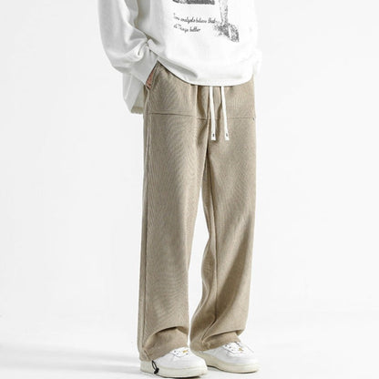 Jacob Relaxed Fit Pants | Drawstring Waist Side Pockets Pants