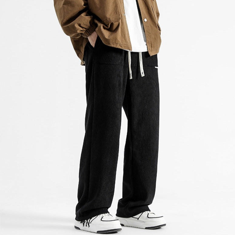 Jacob Relaxed Fit Pants | Drawstring Waist Side Pockets Pants