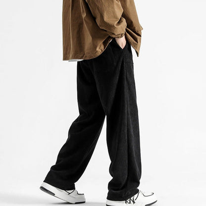 Jacob Relaxed Fit Pants | Drawstring Waist Side Pockets Pants