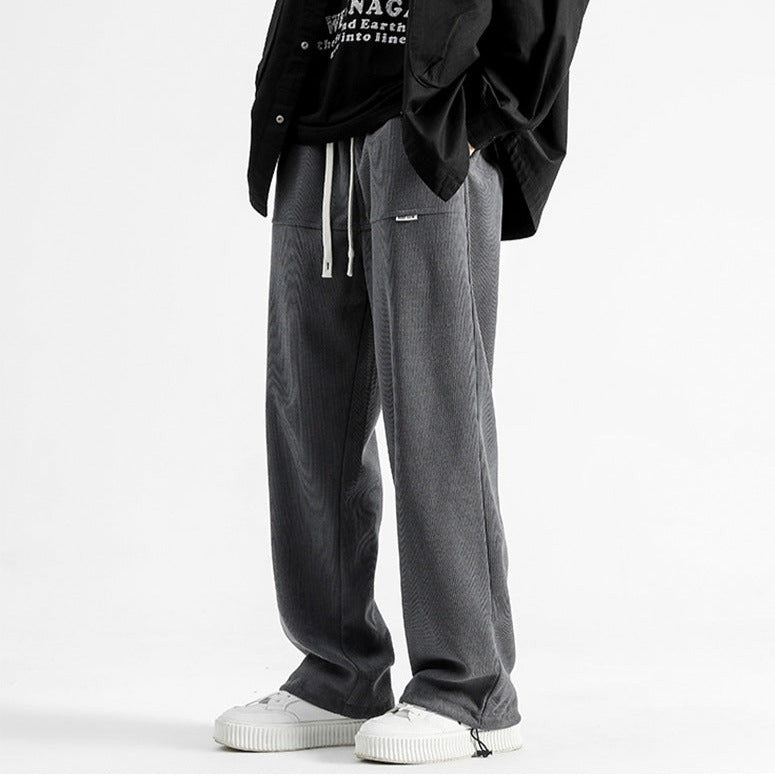Jacob Relaxed Fit Pants | Drawstring Waist Side Pockets Pants