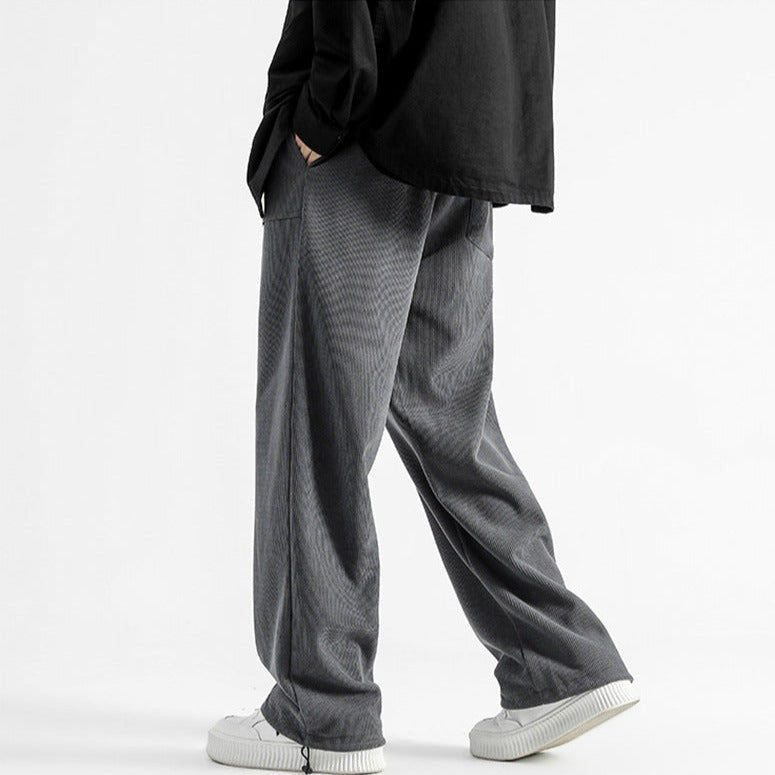 Jacob Relaxed Fit Pants | Drawstring Waist Side Pockets Pants