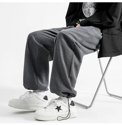 Jacob Relaxed Fit Pants | Drawstring Waist Side Pockets Pants