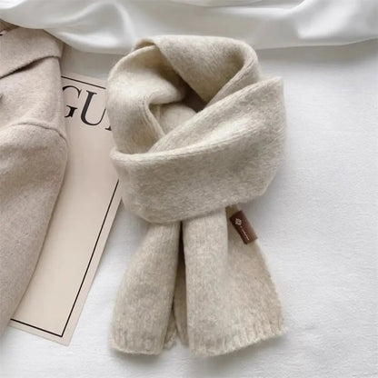 Stella Relaxed Fit Scarf | Knit Solid Scarf