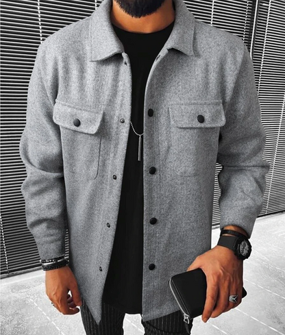Men’s Button Down Shirt – Relaxed Fit – Chest Pockets