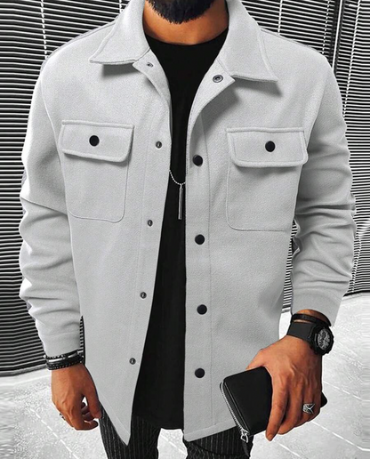 Men’s Button Down Shirt – Relaxed Fit – Chest Pockets