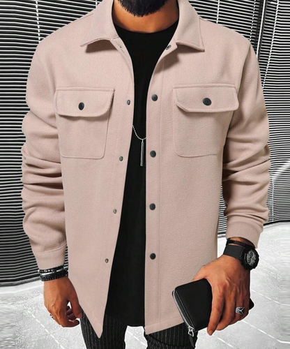 Men’s Button Down Shirt – Relaxed Fit – Chest Pockets
