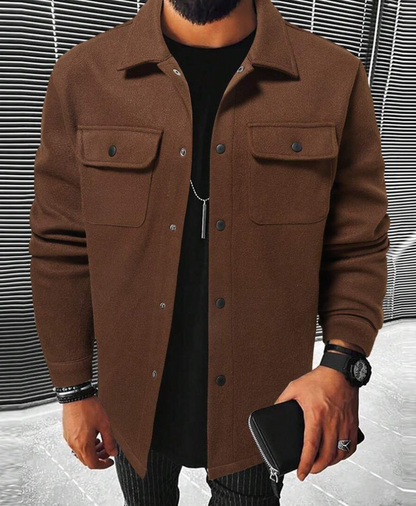 Men’s Button Down Shirt – Relaxed Fit – Chest Pockets