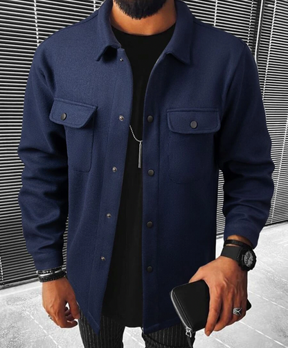 Men’s Button Down Shirt – Relaxed Fit – Chest Pockets