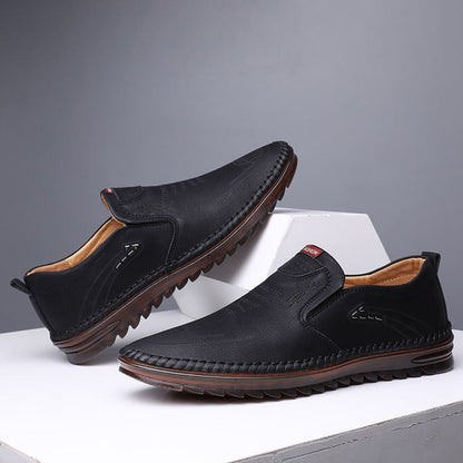 Men’s Loafers – Slip-On Design – Soft Textured Finish – Lightweight Comfortable Sole