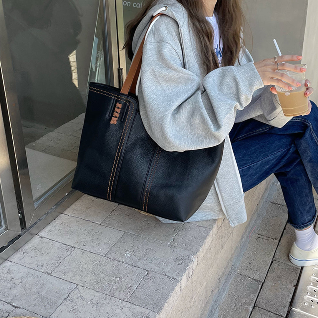 Women’s Tote Bag – Structured Design – Soft Textured Finish – Dual Handle Style