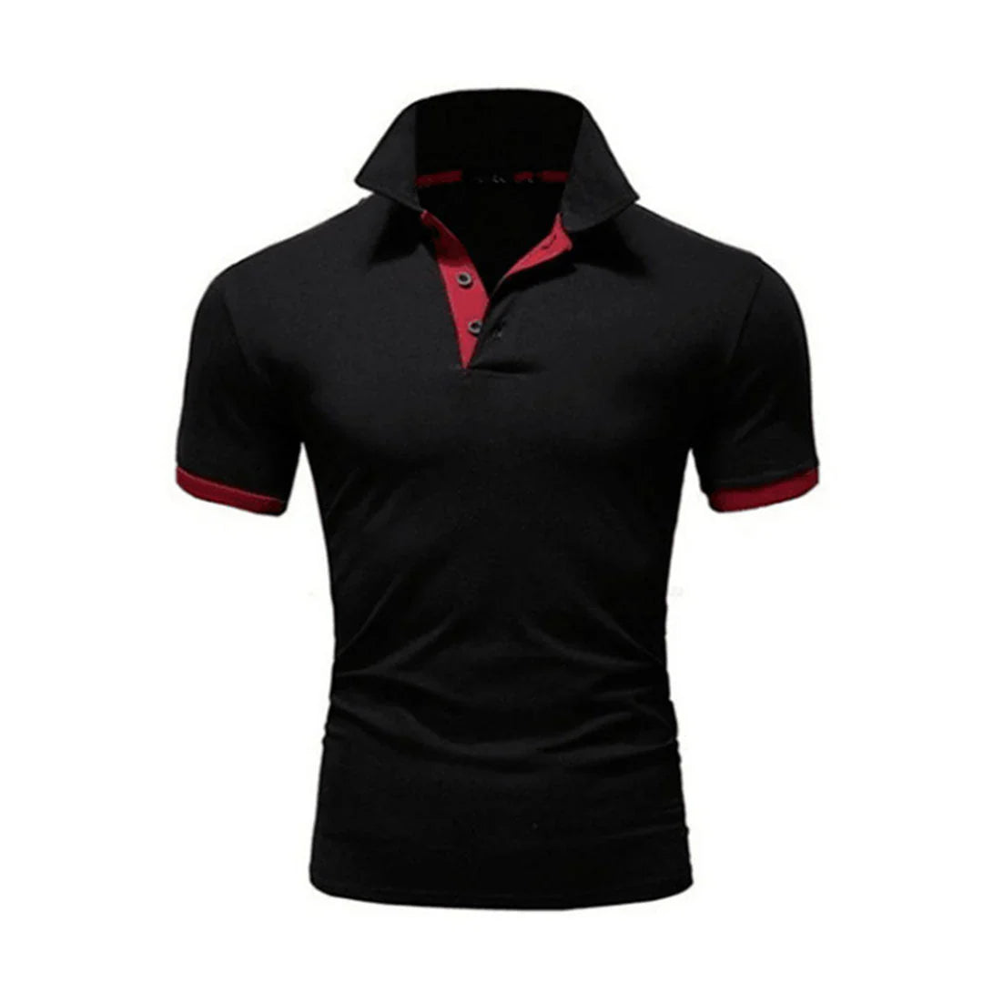 Men’s Polo Shirt – Slim Fit – Short Sleeve – Natural Fibers – Classic Collar