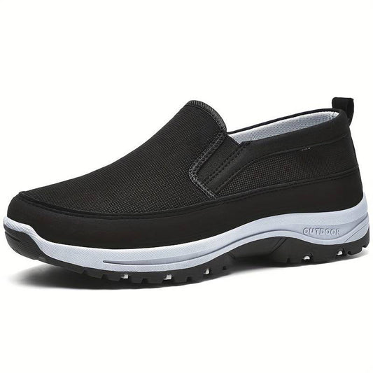 Men’s Slip-On Shoes – Cushioned Sole – Low-Cut – Casual Fit
