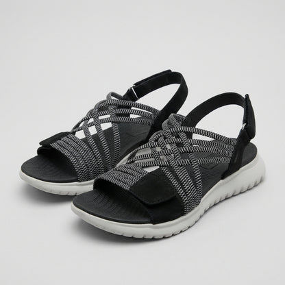 Rosie Orthopedic Comfort Fit Sandals | Criss-Cross Straps Open Toe Sandals