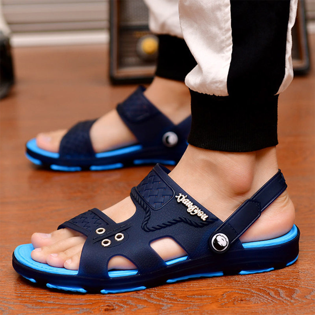 Men’s Sandals – Adjustable Fit – Cushioned Sole – Lightweight Breathable Design