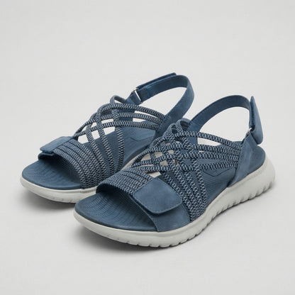 Rosie Orthopedic Comfort Fit Sandals | Criss-Cross Straps Open Toe Sandals