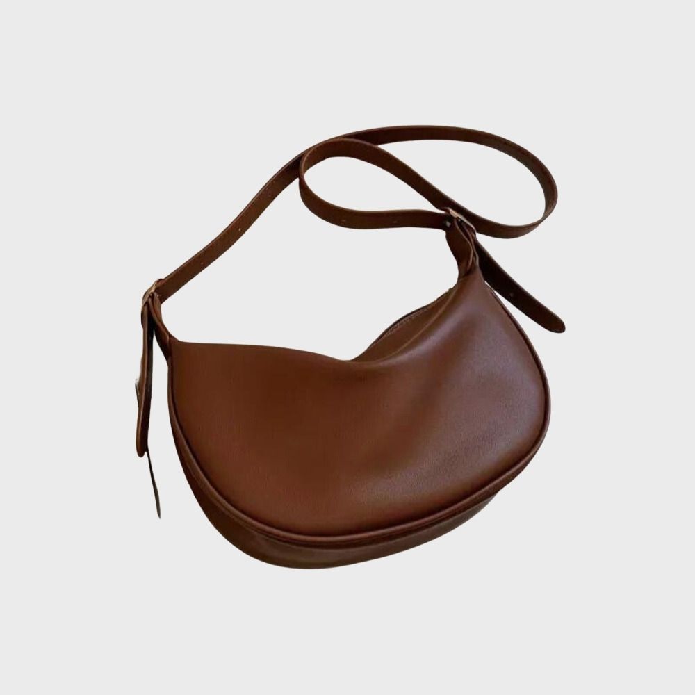 Women’s Crossbody Bag – Crescent Shape – Adjustable Strap