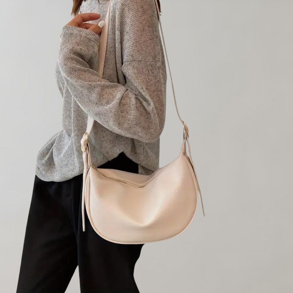 Women’s Crossbody Bag – Crescent Shape – Adjustable Strap