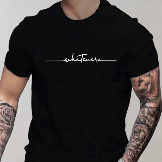 Men’s T-Shirt – Regular Fit – Soft Knit – Short Sleeve – Graphic Casual Wear