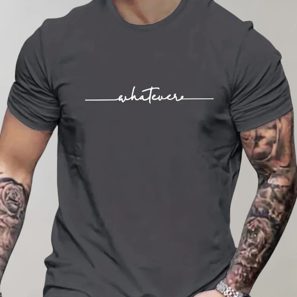 Men’s T-Shirt – Regular Fit – Soft Knit – Short Sleeve – Graphic Casual Wear