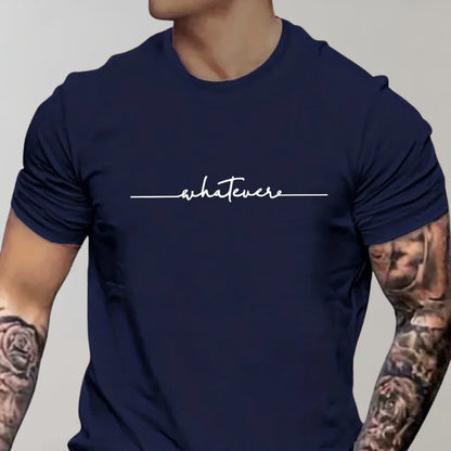 Men’s T-Shirt – Regular Fit – Soft Knit – Short Sleeve – Graphic Casual Wear