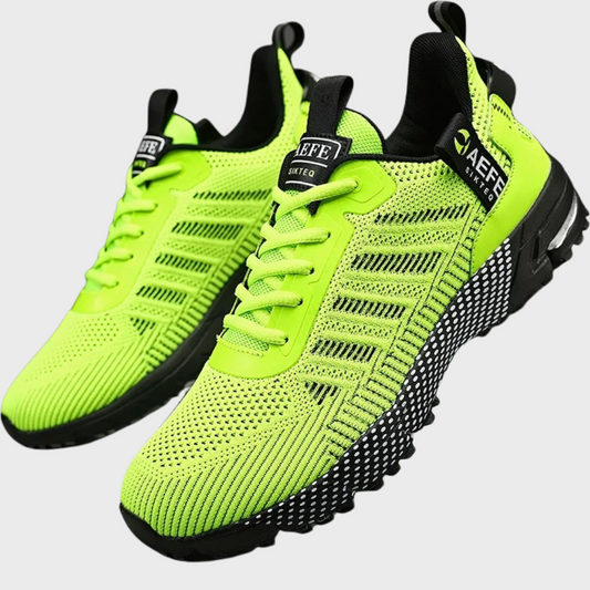 Men’s Sports Shoes – Soft Knit Upper – Cushioned Chunky Sole