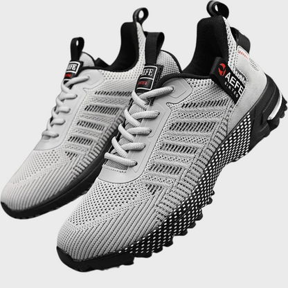Men’s Sports Shoes – Soft Knit Upper – Cushioned Chunky Sole