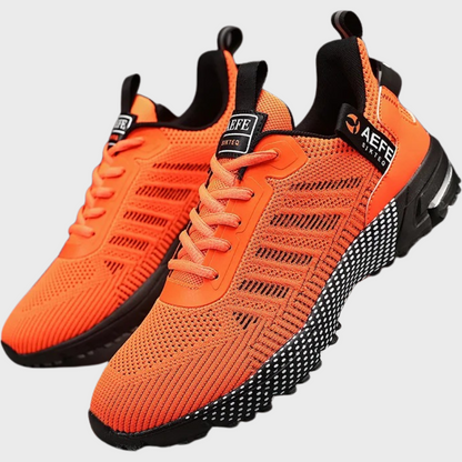 Men’s Sports Shoes – Soft Knit Upper – Cushioned Chunky Sole