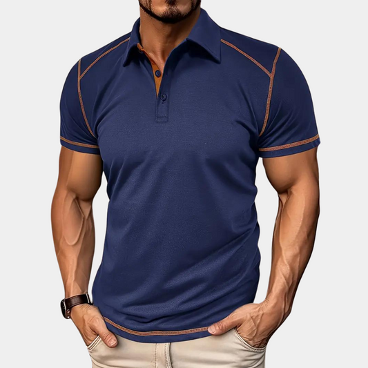 Men’s Polo Shirt – Slim Fit – Soft Knit – Short Sleeve – Tailored Casual Style