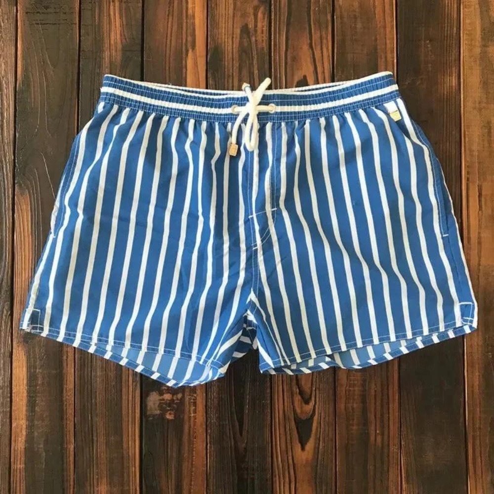 Men’s Swim Shorts – Relaxed Fit – Quick Dry – Breathable Blend – Above Knee – Drawstring Waist