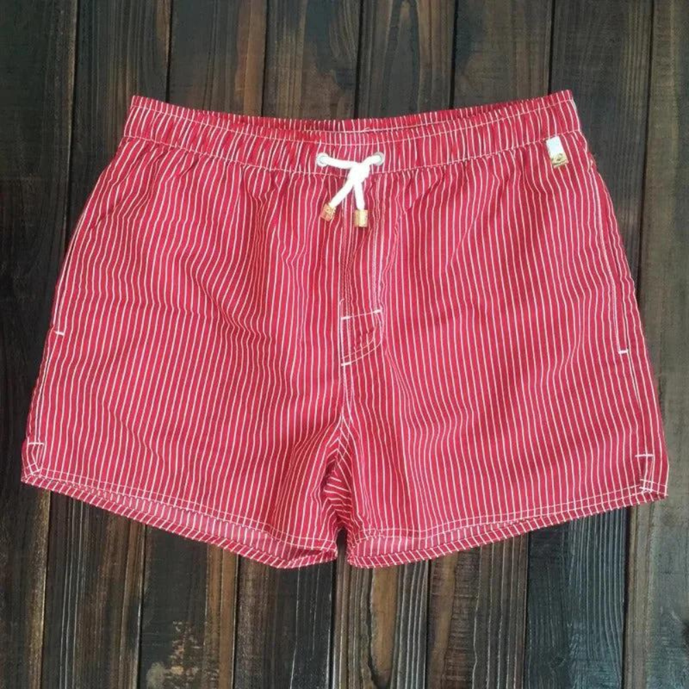 Men’s Swim Shorts – Relaxed Fit – Quick Dry – Breathable Blend – Above Knee – Drawstring Waist