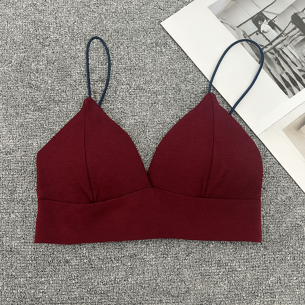 Women’s Bralette – Slim Fit – V-Neck – Adjustable Straps – Breathable Blend – Light Support