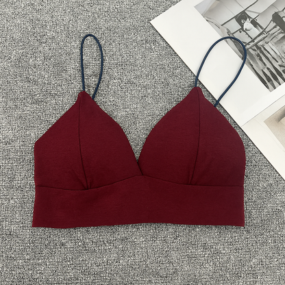 Women’s Bralette – Slim Fit – V-Neck – Adjustable Straps – Breathable Blend – Light Support