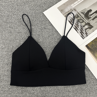 Women’s Bralette – Slim Fit – V-Neck – Adjustable Straps – Breathable Blend – Light Support