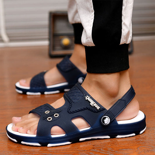 Men’s Sandals – Adjustable Fit – Cushioned Sole – Lightweight Breathable Design