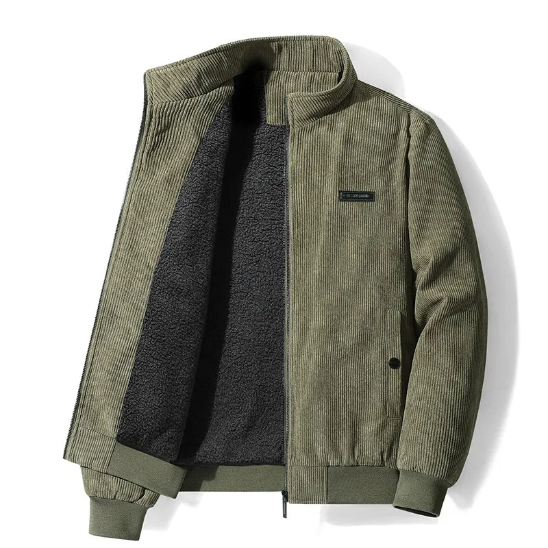 Henry Regular Fit Bomber Jacket | Stand Collar Jacket
