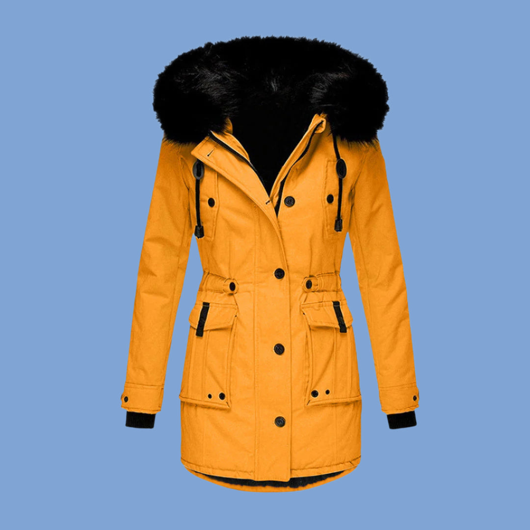 Women’s Waterproof Jacket – Tailored Fit – Mid-Length – Hooded