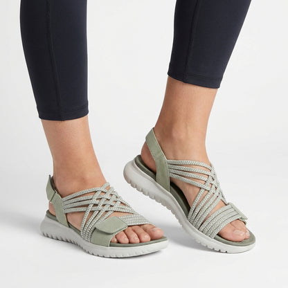 Rosie Orthopedic Comfort Fit Sandals | Criss-Cross Straps Open Toe Sandals