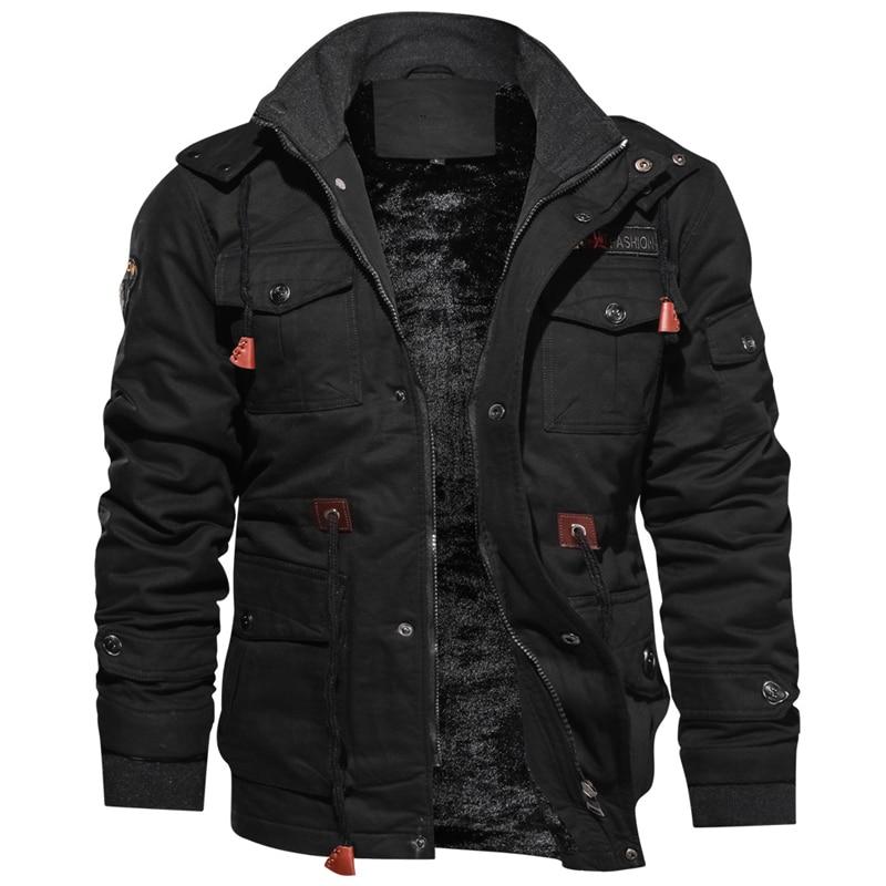 Men’s Jacket – Structured Fit – Breathable Blend – Utility Pockets – Hip Length