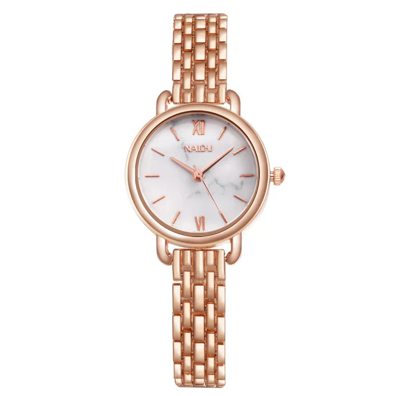Amelia Slim Profile Watch | Round Case Roman Numerals Watch