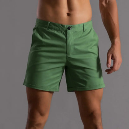 Men’s Shorts – Slim Fit – Tailored Look – Breathable Blend – Mid Length