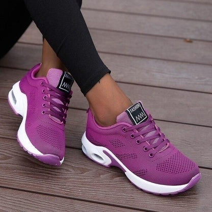 Women’s Walking Shoes – Orthopedic Support – Breathable Mesh – Lightweight Fit