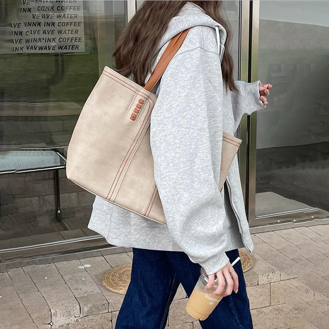 Women’s Tote Bag – Structured Design – Soft Textured Finish – Dual Handle Style