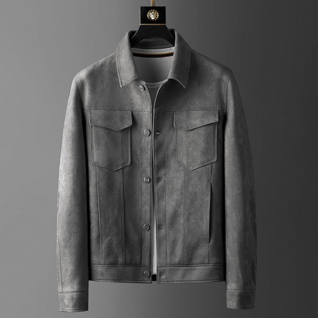 Men’s Jacket – Tailored Fit – Luxury Fabric – Button Front – Smart Casual