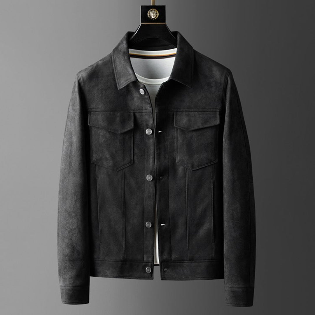 Men’s Jacket – Tailored Fit – Luxury Fabric – Button Front – Smart Casual