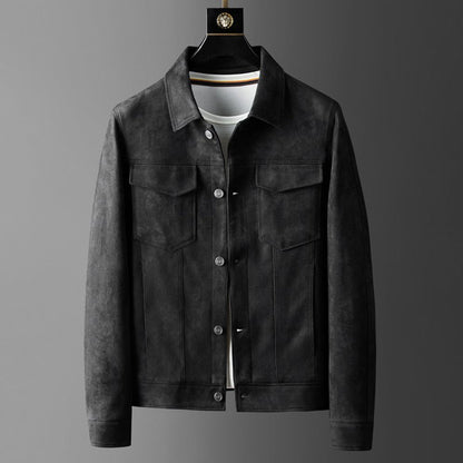 Men’s Jacket – Tailored Fit – Luxury Fabric – Button Front – Smart Casual
