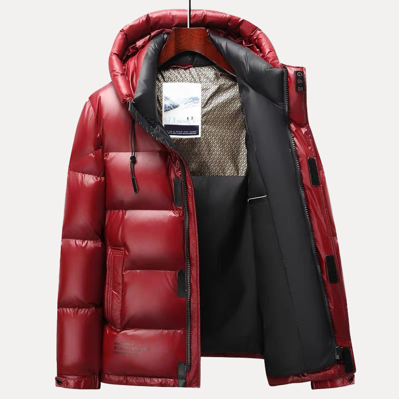 Harry Quilted Puffer Jacket | Drawstring Hooded Puffer Jacket