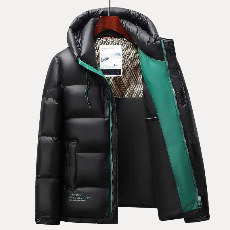 Harry Quilted Puffer Jacket | Drawstring Hooded Puffer Jacket