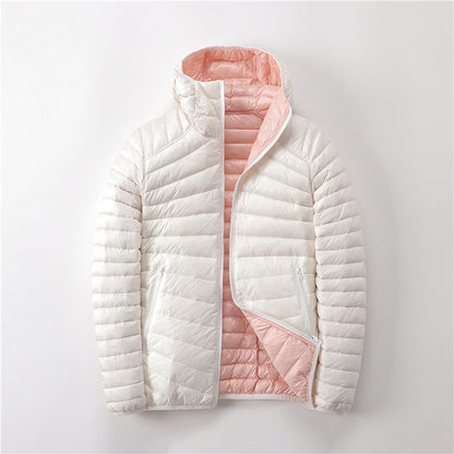 Veronica Down Quilted Jacket | Hooded Quilted Hip-Length Jacket