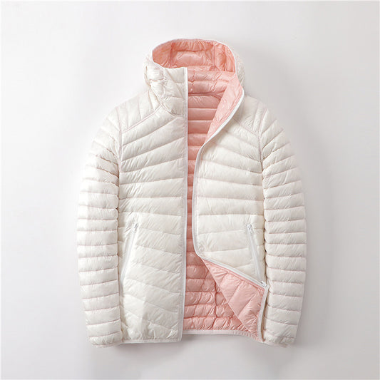 Veronica Down Quilted Jacket | Hooded Quilted Hip-Length Jacket
