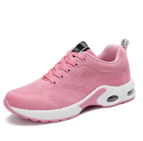 Women’s Running Shoes – Breathable Knit – Cushioned Sole – Lace-Up Athletic Fit